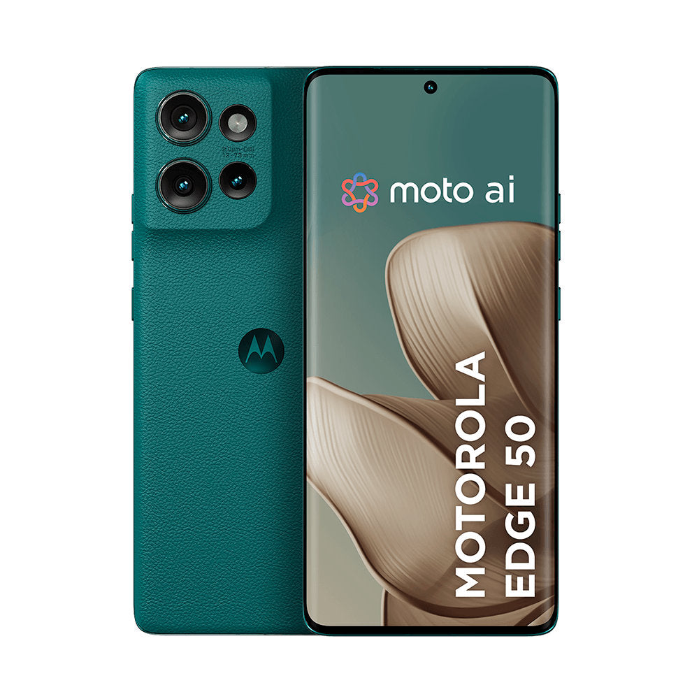 Smartphone Motorola Edge 50 5G Verde, 12GB+12GB RAM Boost, 256GB, Snapdragon 7 Gen 1 6.7