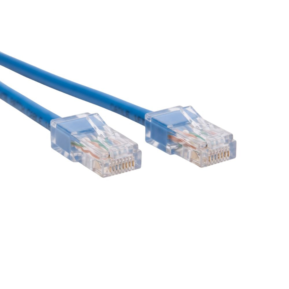 Patch Cord U/UTP CAT.6  0.5 Metro (50cm) Azul Claro