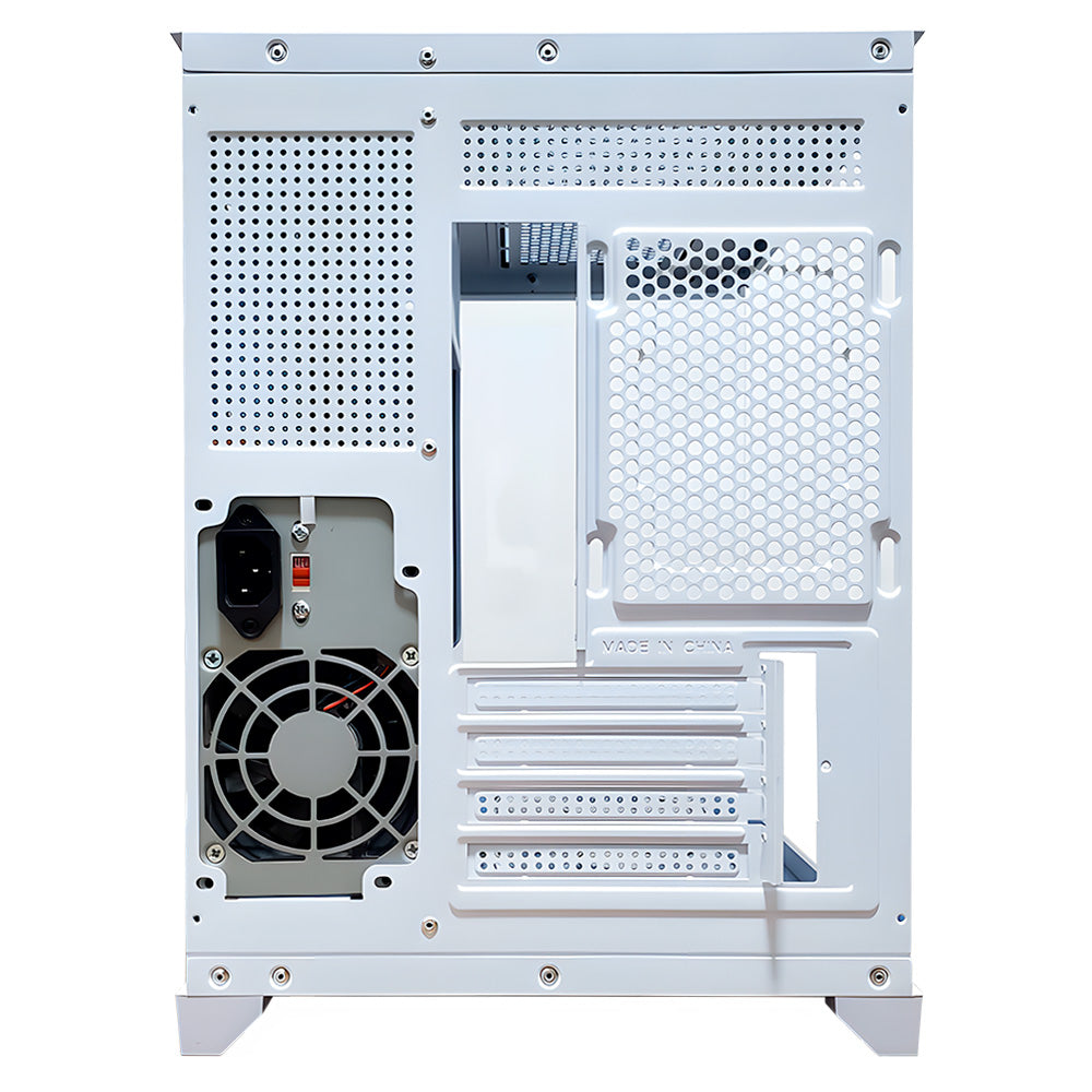 Gabinete Gamer Aquario Branco GB1791 Hayom, Com 4 Fans RGB, Micro-ATX