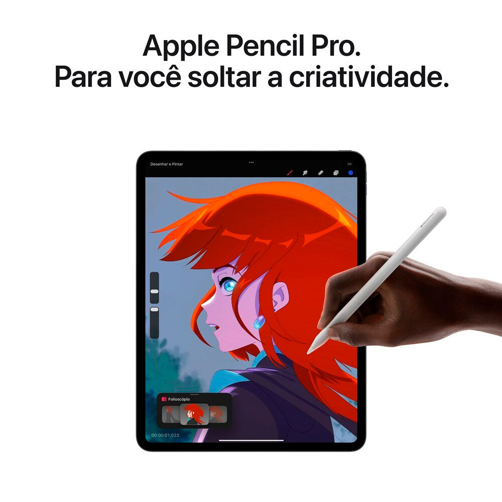 Tablet iPad Pro Apple, Tela 11", 1TB, Chip M4, Wi-Fi, Câmera Traseira 12MP, iPadOS 17