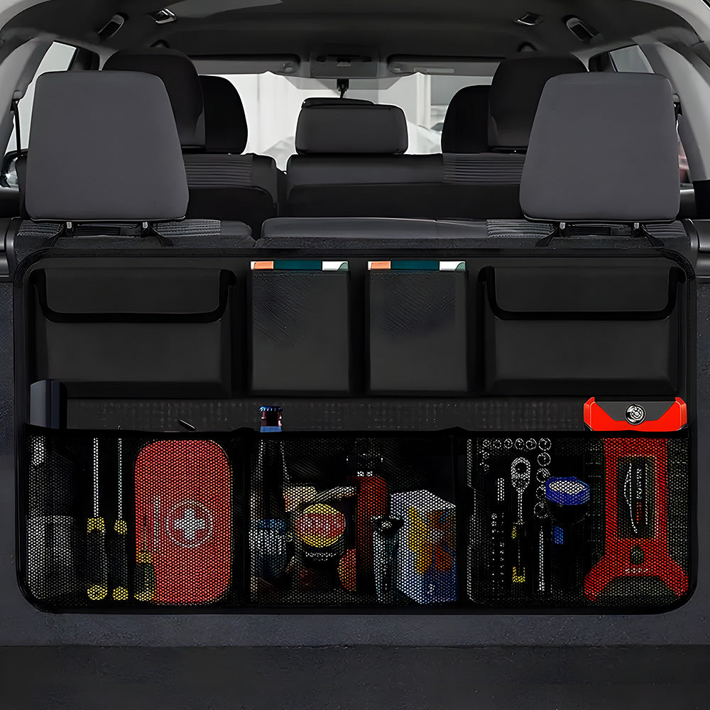 Bolsa de Armazenamento, Multifuncional, Dobrável, Para Porta-Mala de Carros, Preto