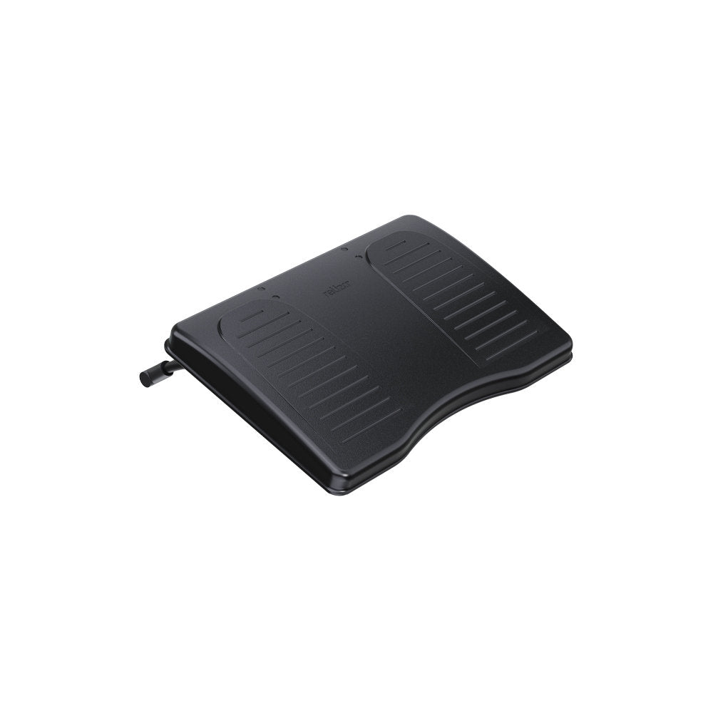 Apoio de Pé Reliza Slider PP Ergonômico Antiderrapante NR17 42x29cm Ajustável - Preto