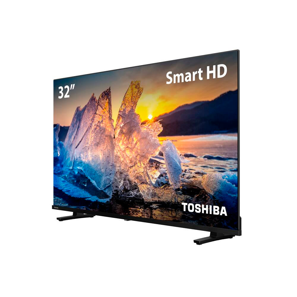 Smart TV 32" Toshiba HD TB020M Tela DLED com Assistente de Voz Integrado, Vidaa, Wi-Fi, USB, HDMI