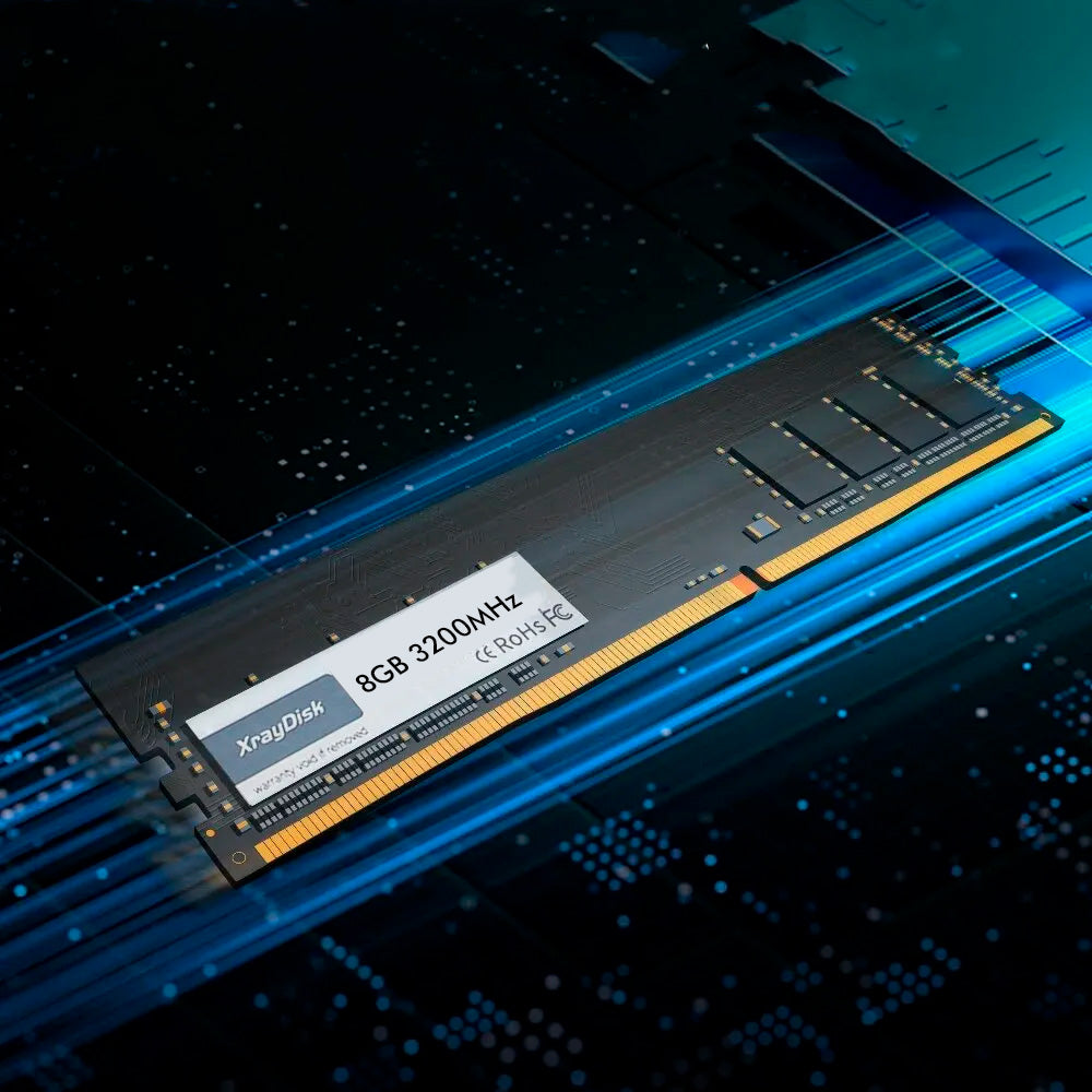 Memória RAM Desktop 8GB 3200MHz 1.2V DDR4 XrayDisk - Preta