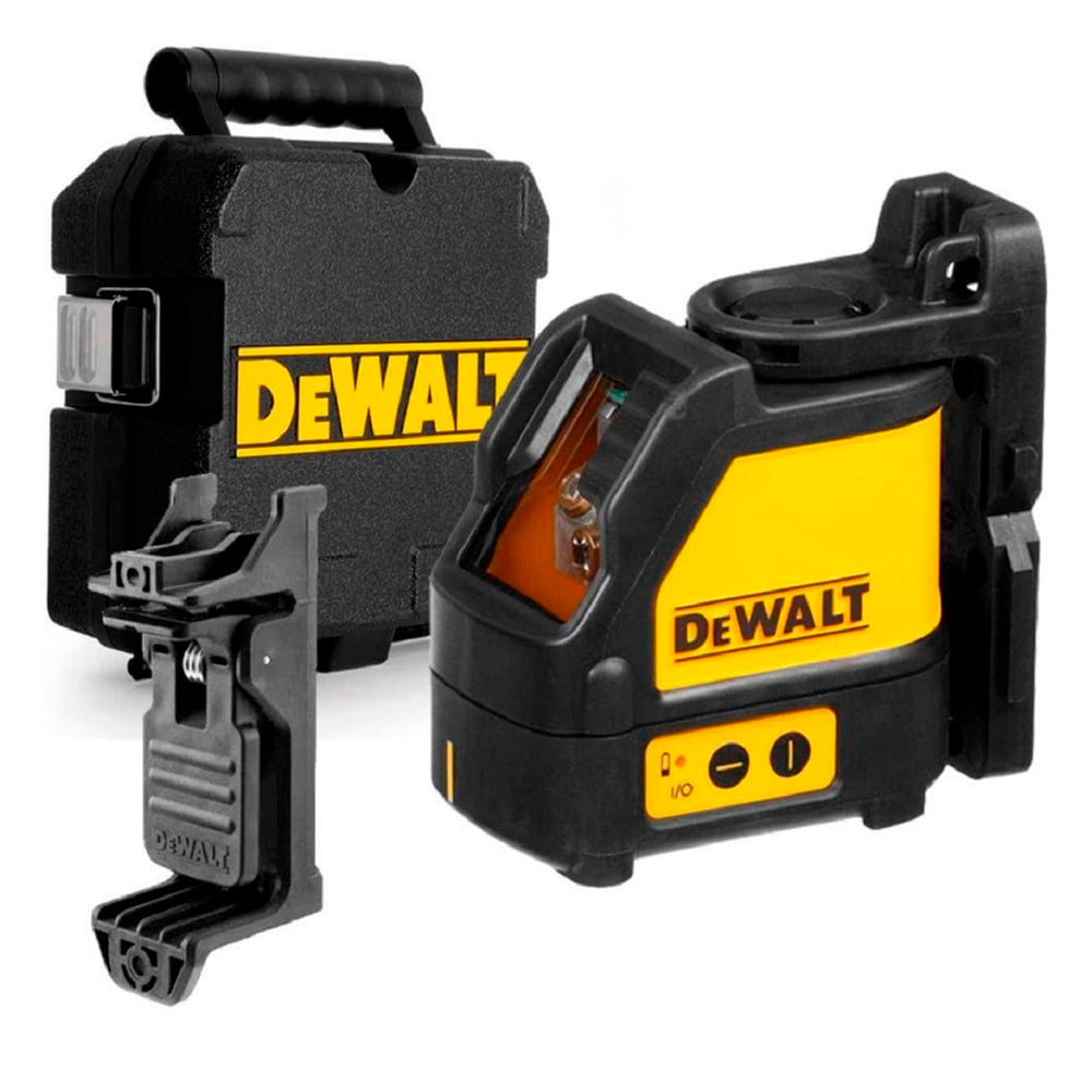 Nível a Laser Horizontal e Vertical Vermelho com 3 Pilhas AA e Maleta - DEWALT-DW088K
