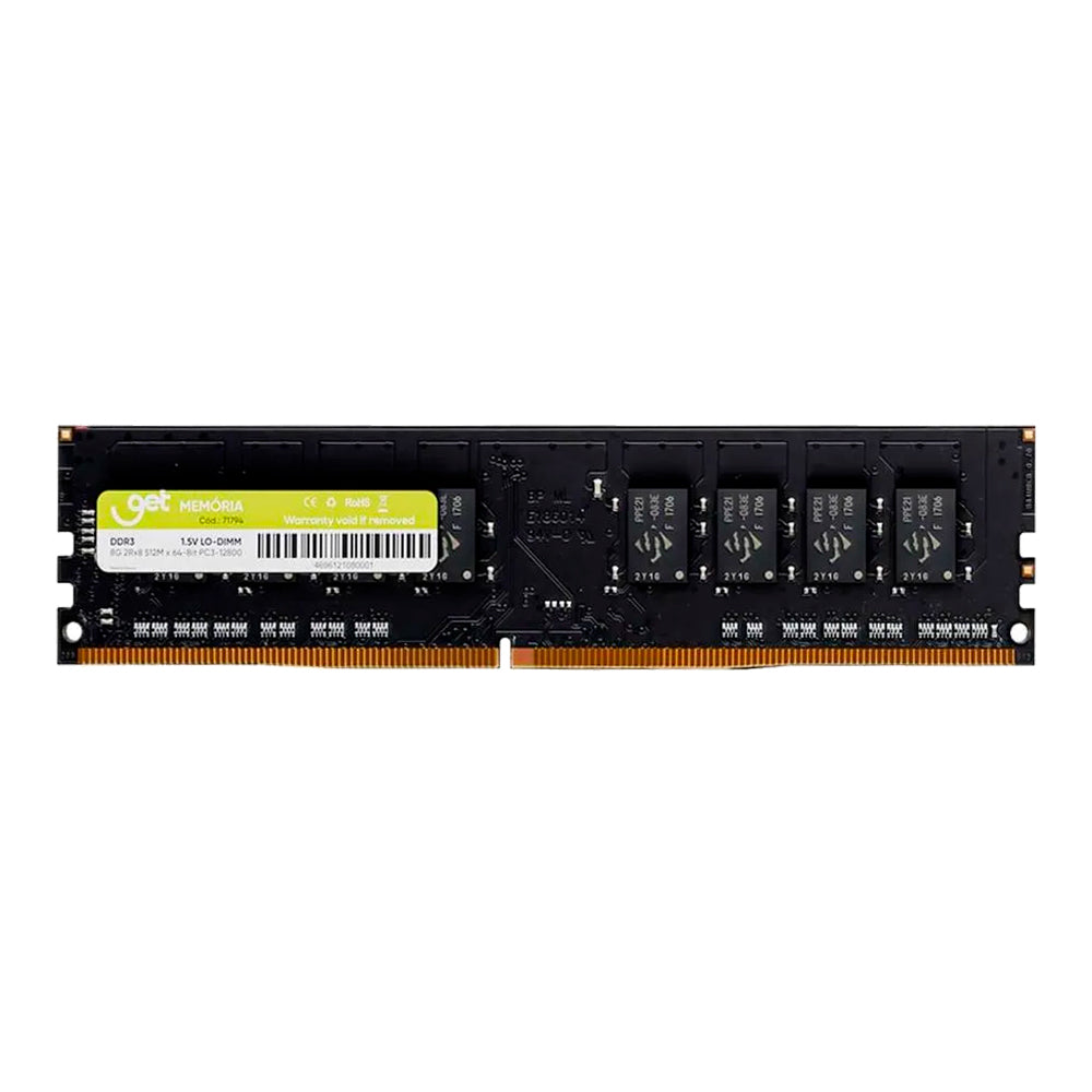 Memória RAM Desktop GET 8GB 2400MHz DDR4, DIMM 288 Pinos, Alto Desempenho
