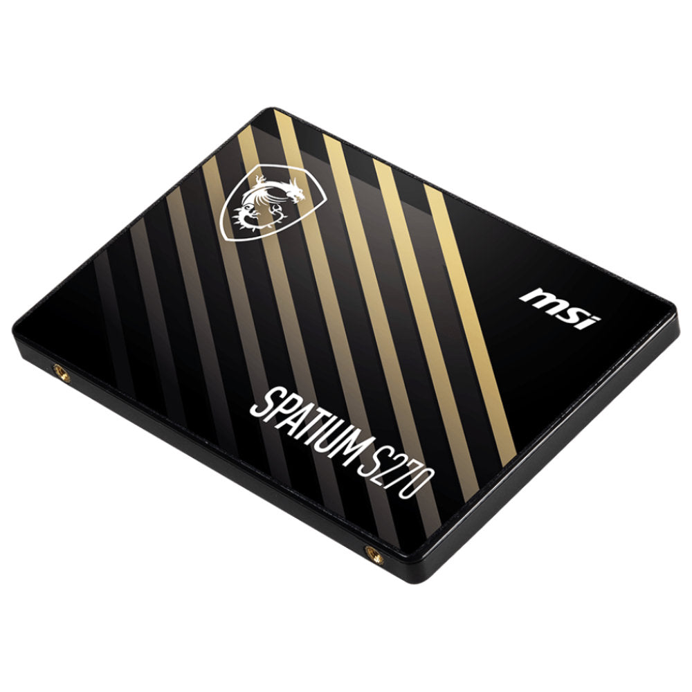 SSD MSI S270 Spatium 240GB SATA III 2.5" 3D NAND Leitura 500MB/s Gravação 450MB/s