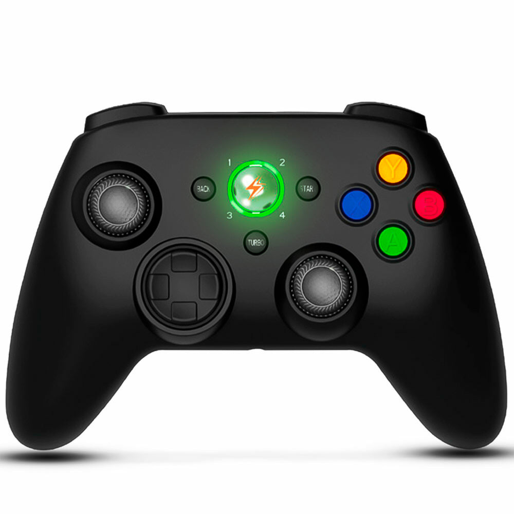 Controle XBOX 360 USB Com Fio, Para Computador e Notebook, KNUP, KP-GM033, Preto