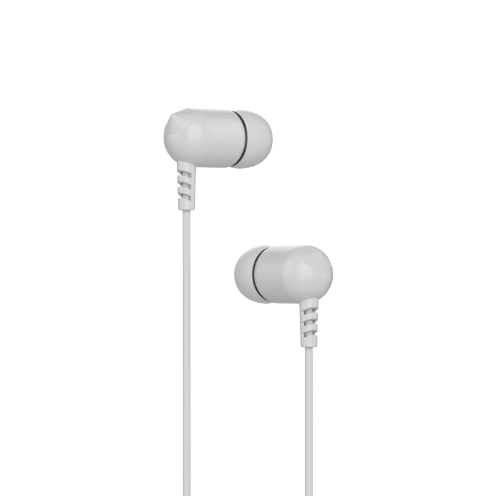 Fone de Ouvido Intra Auricular, Microfone Integrado, EP-07WH, Branco, C3Tech, S/Sn