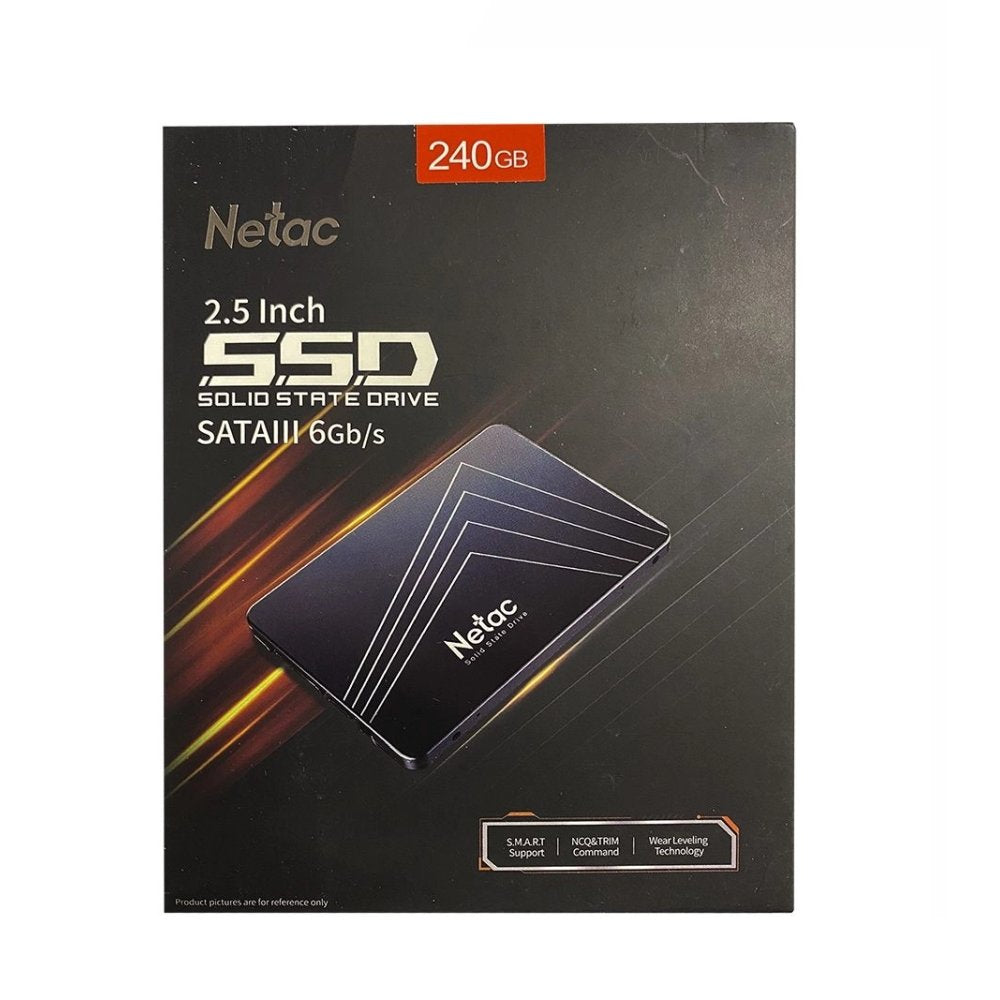 SSD 240GB Netac Black Sata III Leitura 500MB/s Gravação 350MB/s N530S TLC