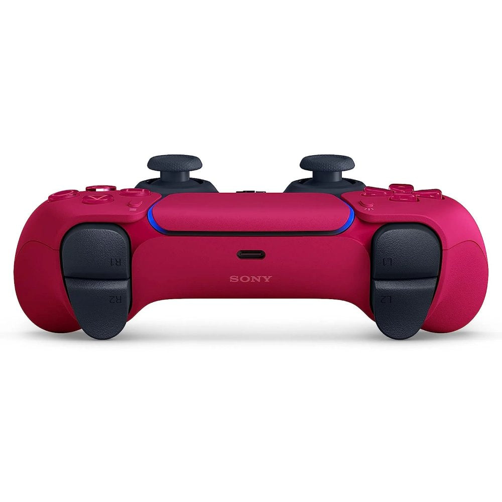 Controle Sony DualSense PS5 Sem Fio Cosmic Red Vermelho Microfone Gatilhos Adaptaveis