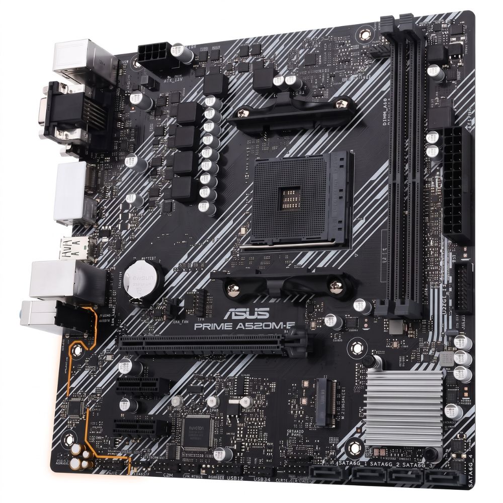 Placa Mãe Asus Prime A520M-E Amd Soquete Am4, DDR4