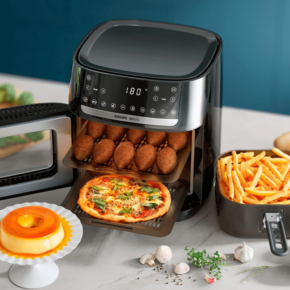 Fritadeira Airfryer Forno Philips Walita, Série 5000, 12 Litros, 1900W, 220v - AI551/08