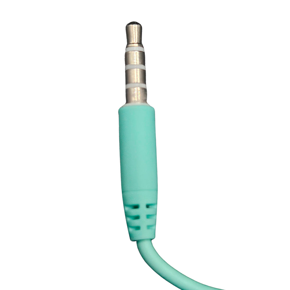 Fone De Ouvido Stereo, Super Bass, com Microfone, Entrada 3.5mm, Fio 1.3 Metros, A'Gold, FN-A10 - Verde