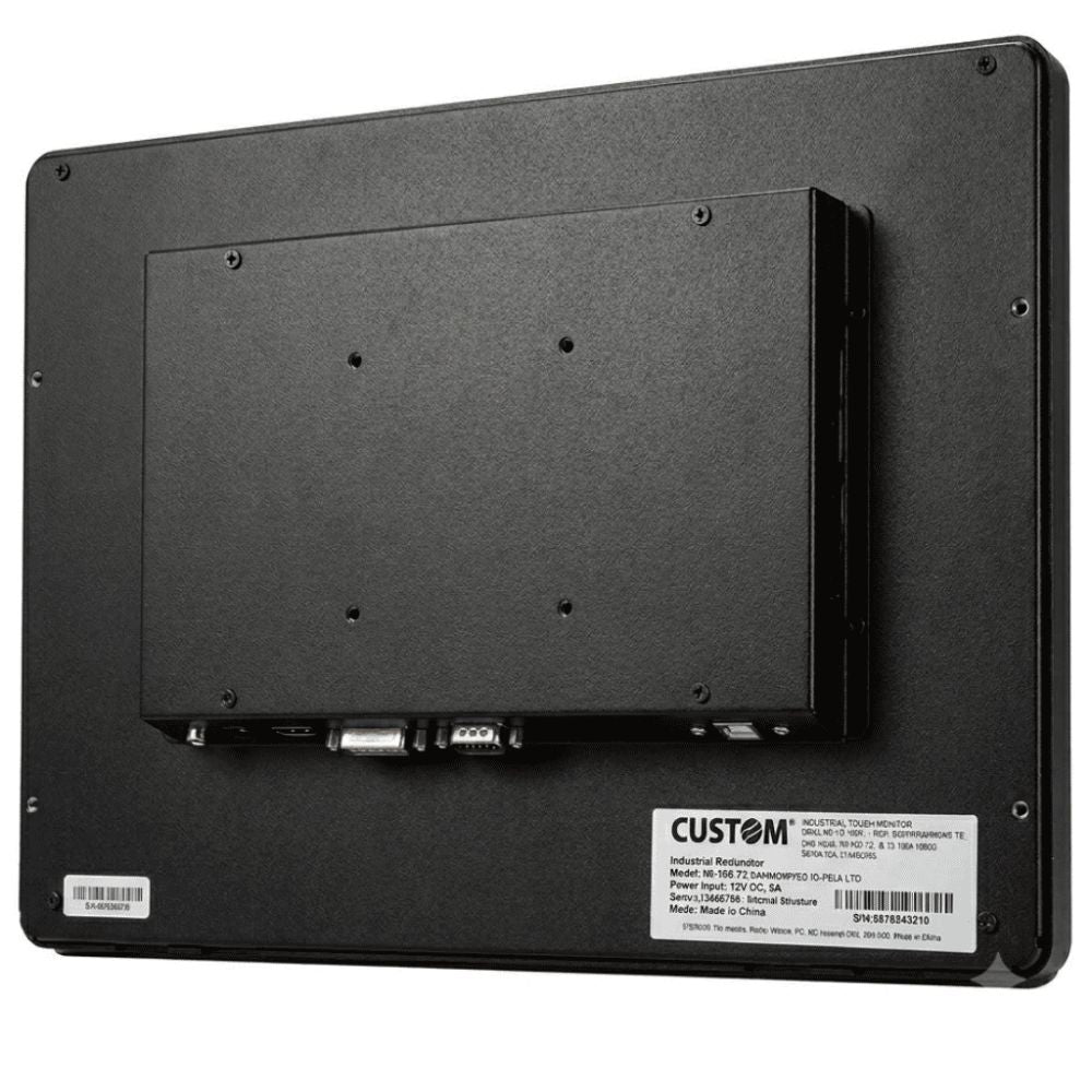 Monitor Touchscreen Custom CTM-1560 OF 15.6" ,Para Sistemas e Automação,Com Estrutura Open Frame ,12V DC / 15W