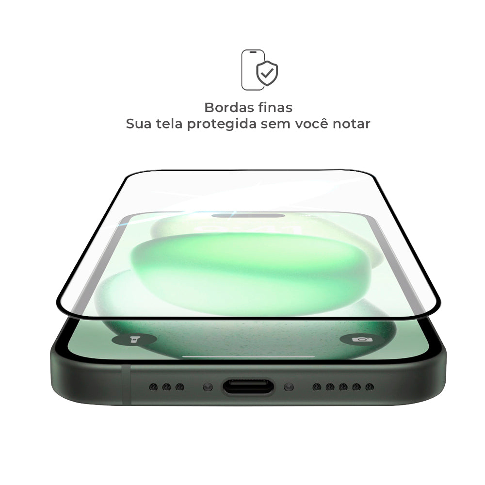 Pelicula Protetora de Tela, 3D, Para iPhone 16 Pro Max