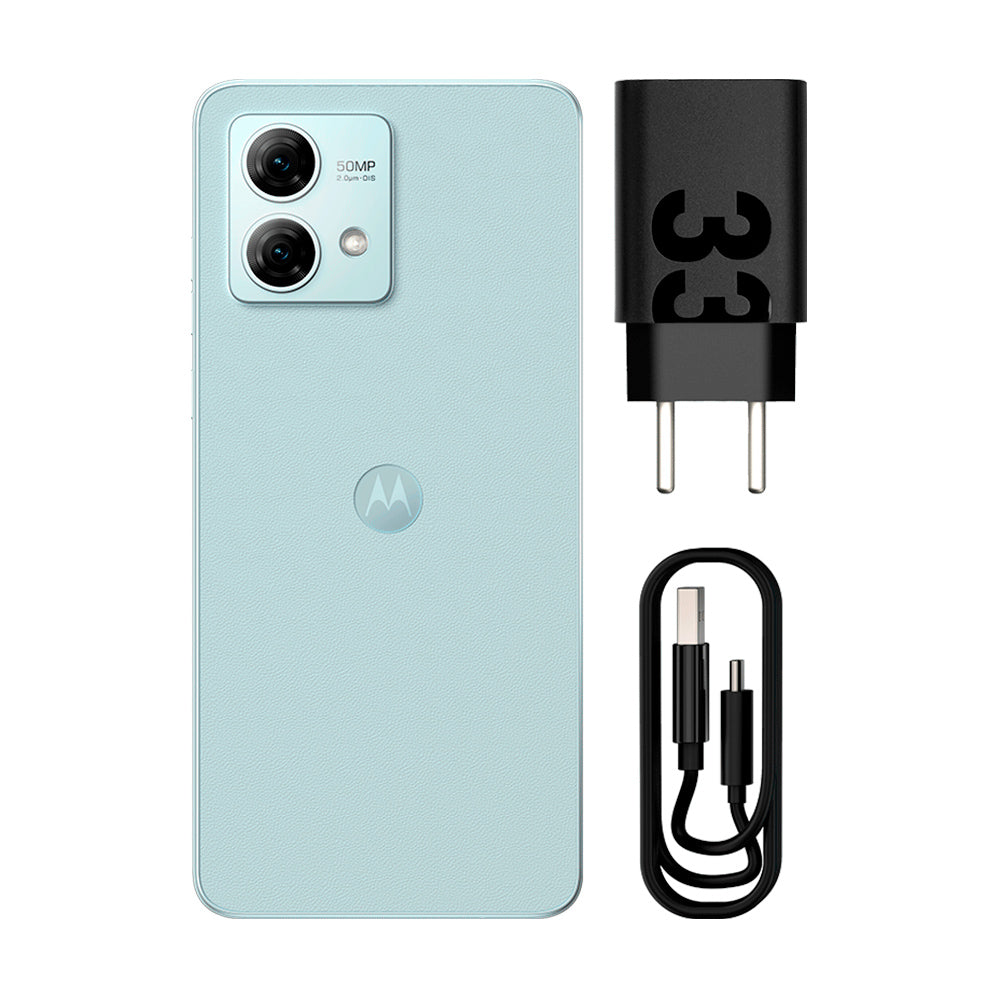 Smartphone Moto G84, 5G, 256GB, 8GB RAM, Azul Vegan Leather- XT2347-1