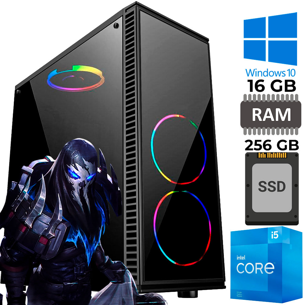 Computador Gamer Core i5-3470, SSD 256GB, 16GB RAM, Gabinete BG-014 Em Acrílico, Placa de Video GTX 550Ti, Fonte