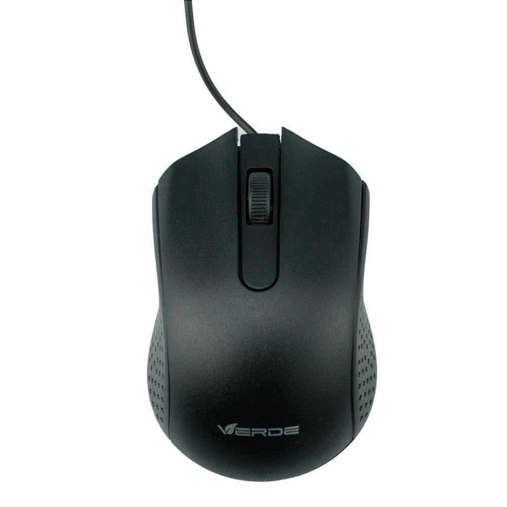 Mouse Óptico Com Fio USB, 1.000 DPI, Scroll Anti-Derrapante, Verde - SB-S02