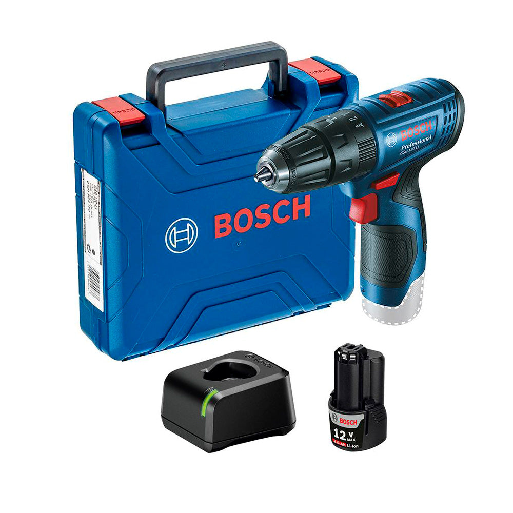 Parafusadeira e Furadeira Bosch GSB 120-Li 12V Com 1 Bateria e Maleta