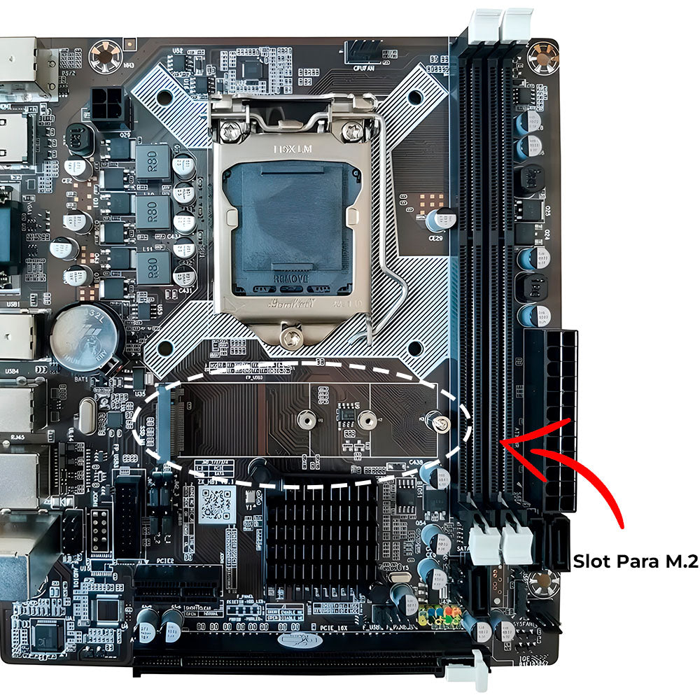 Computador Core i3-4130, SSD 256GB, 8GB RAM DDR3, GAB MT32BK, Windows 10, Mousepad Brinde