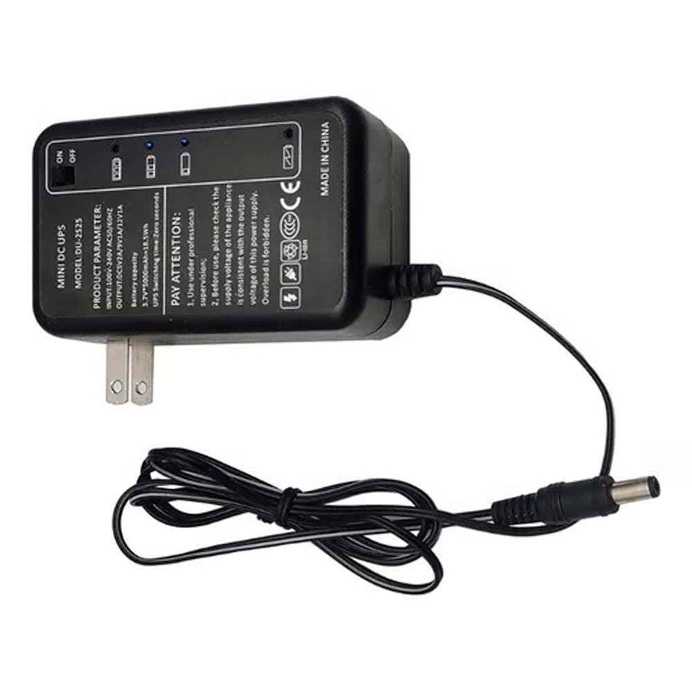 Fonte de Alimentação Ininterrupta, UPS, 5000mAh, Bivolt, 5V/9V/12V, Para Roteadores e Câmeras, DU-2525