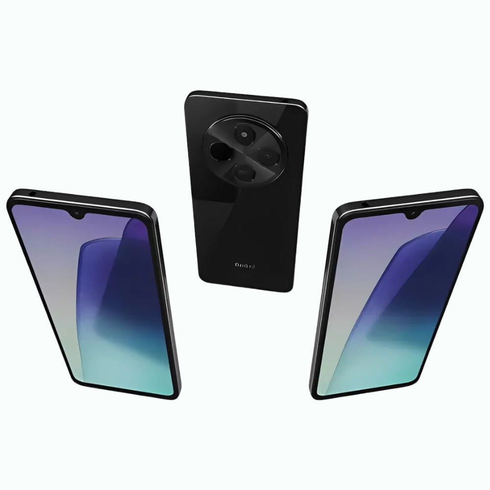 Smartphone Xiaomi Redmi 14C Dual SIM, 128GB Armazenamento, 4GB RAM, Tela HD+ 6.88", Câm. Principal 50MP- Midnight Black