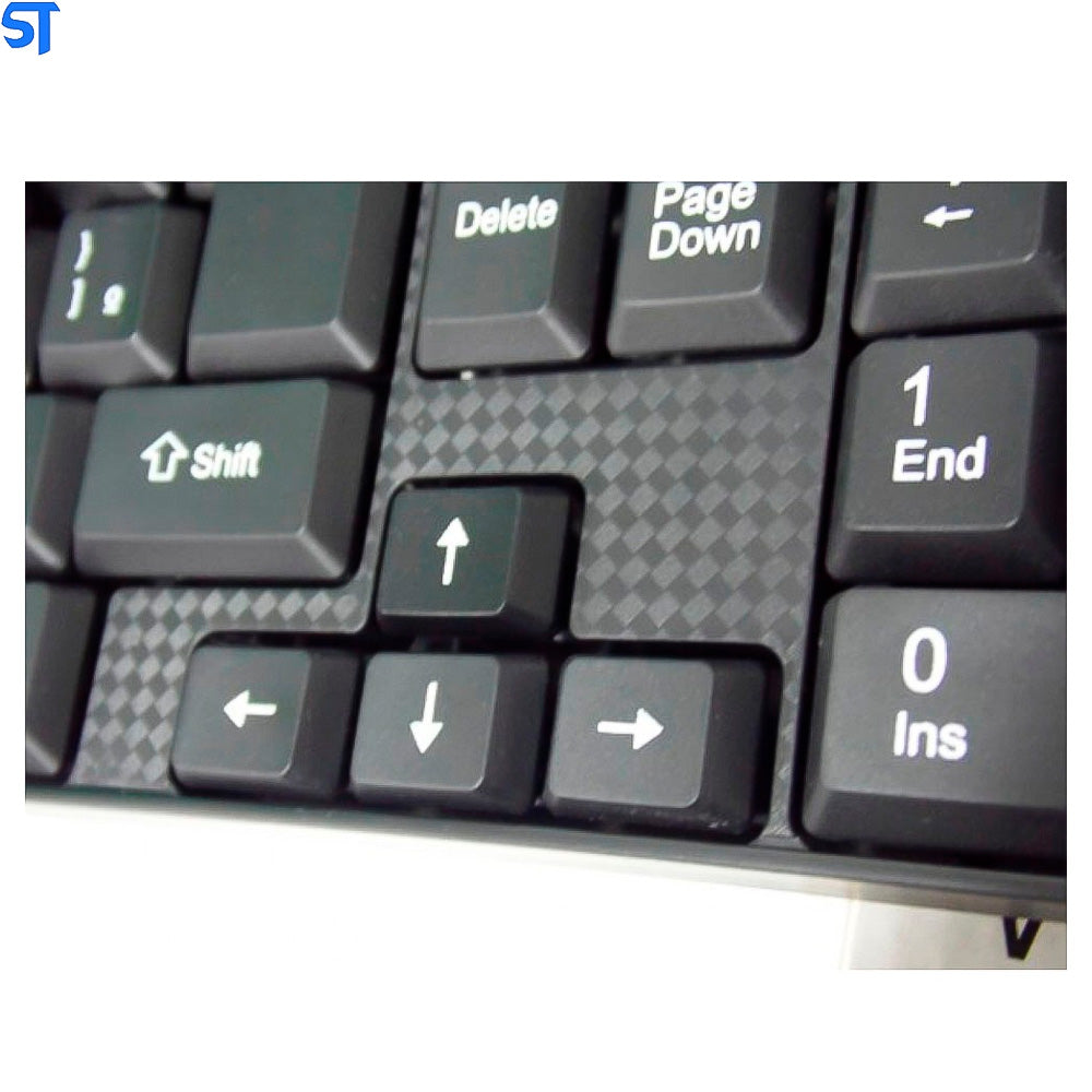 Teclado USB Slim Plug And Play Padrão ABNT2 Goldentec GT850 - Preto