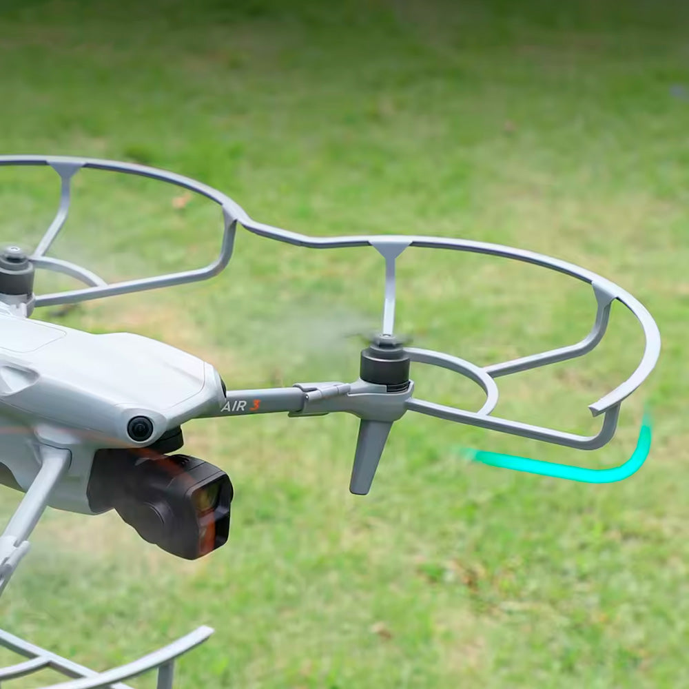 Protetor de Hélice Para Drone, DJI AIR 3S, Liberação Rápida, Anti-Colisão, Cinza, Sunnylife