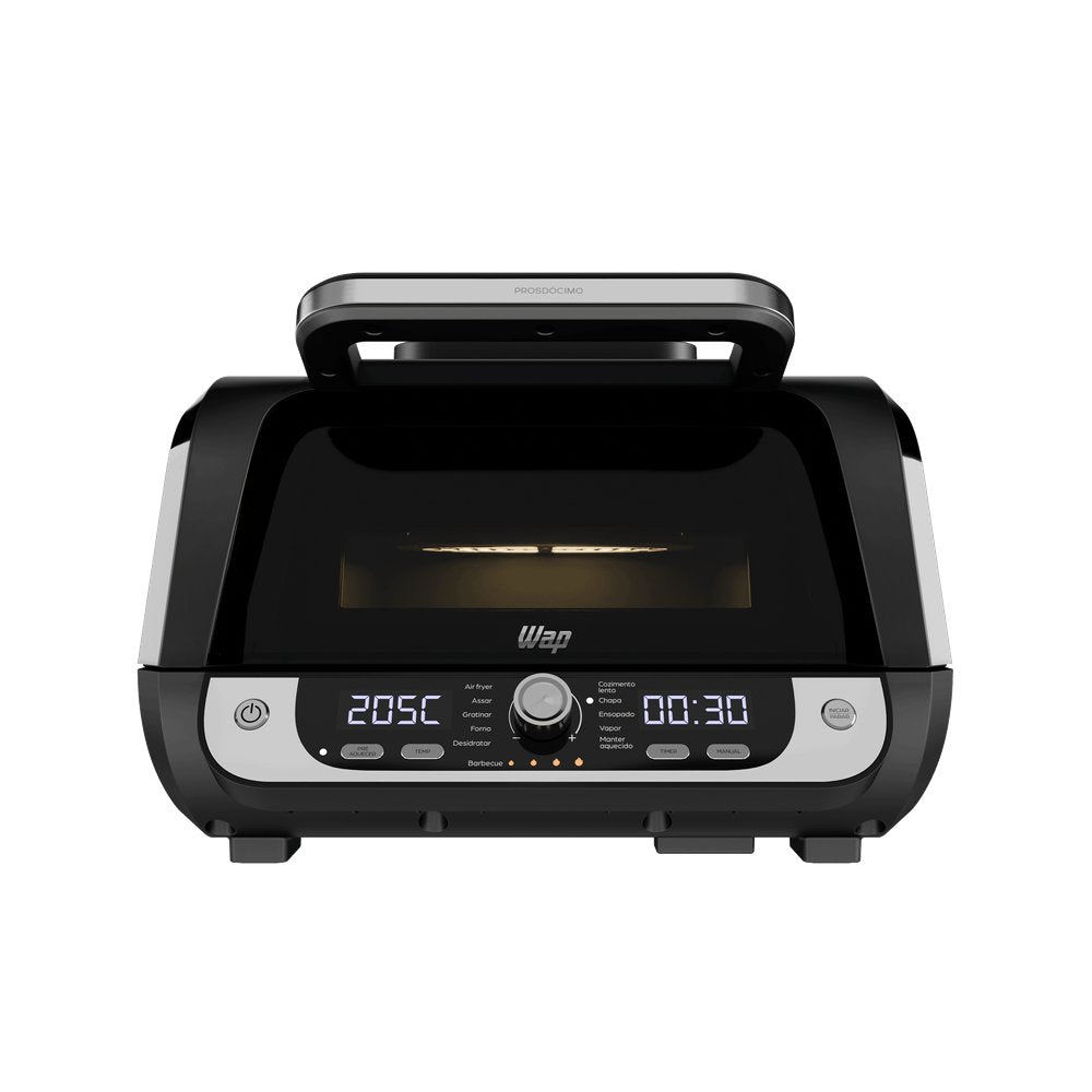 Fritadeira Air Fryer WAP Barbecue Prosdócimo 10L Digital Smokeless Grill 12 em 1 220V