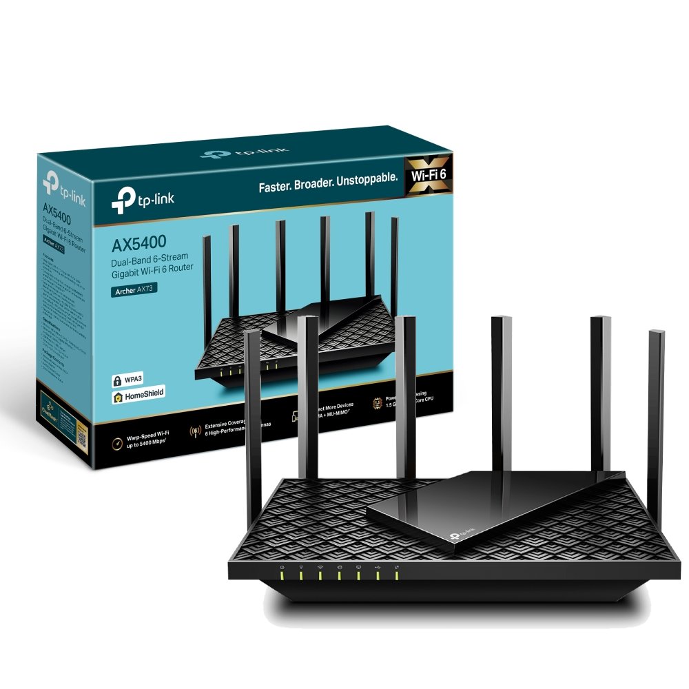 Roteador Wireless Tp-link Archer Ax73 Ax5400 Wi-fi 6 Dual Band Wpa3 Stream Gigabit