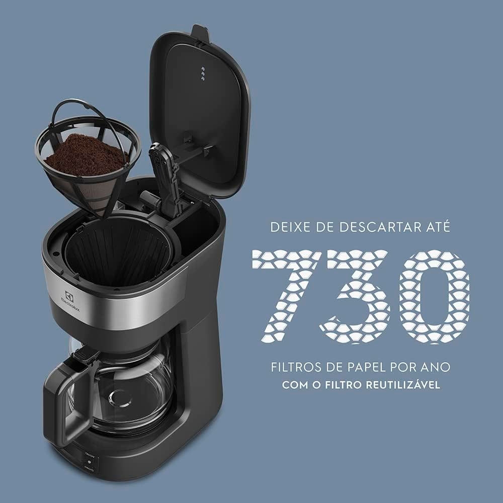 Cafeteira Elétrica Electrolux Programável com Timer Experience ECM25 220V