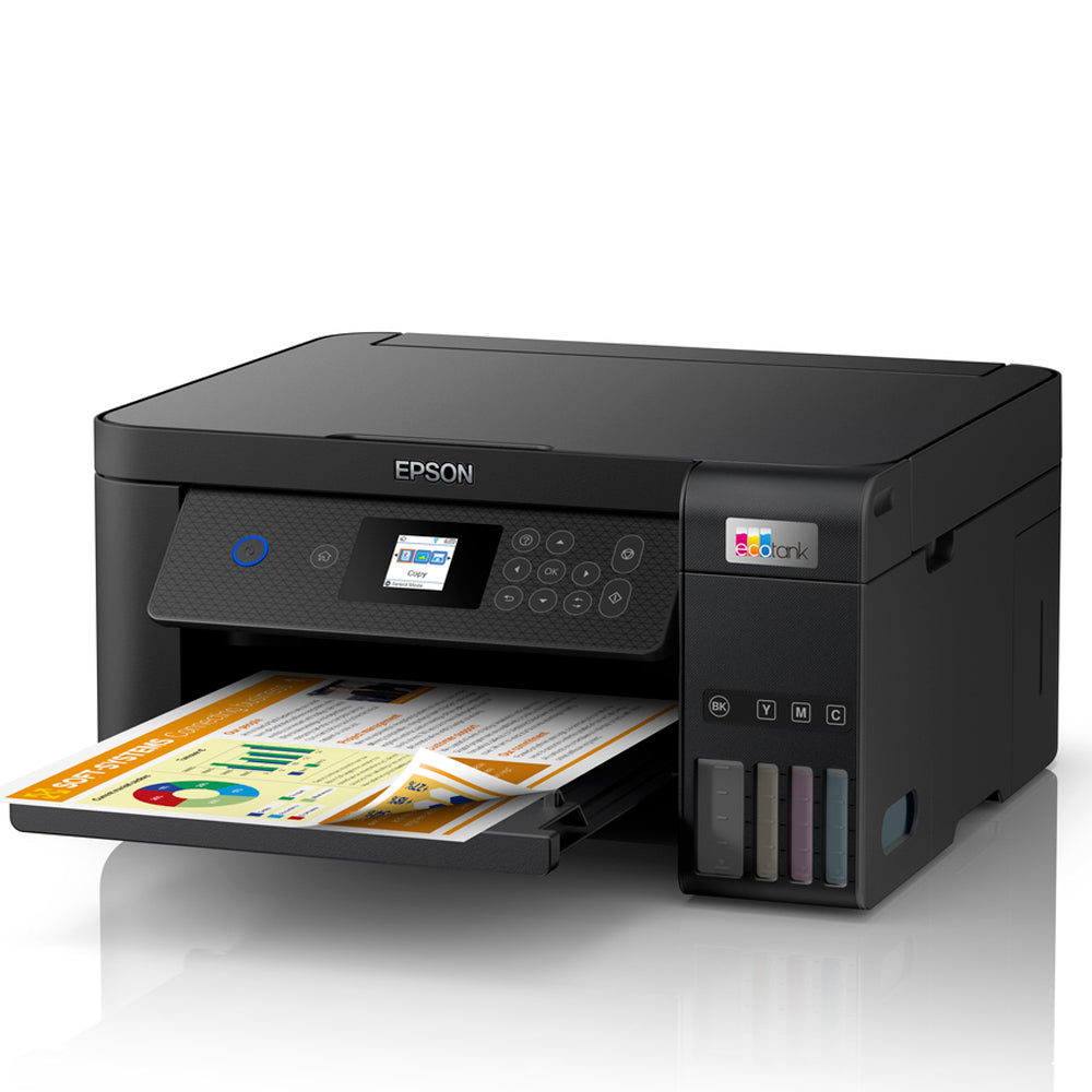 Impressora Multifuncional Epson EcoTank L4260, USB e Wi-Fi Direct, Copiadora, Scanner, Frente e Verso Automático, Bivol