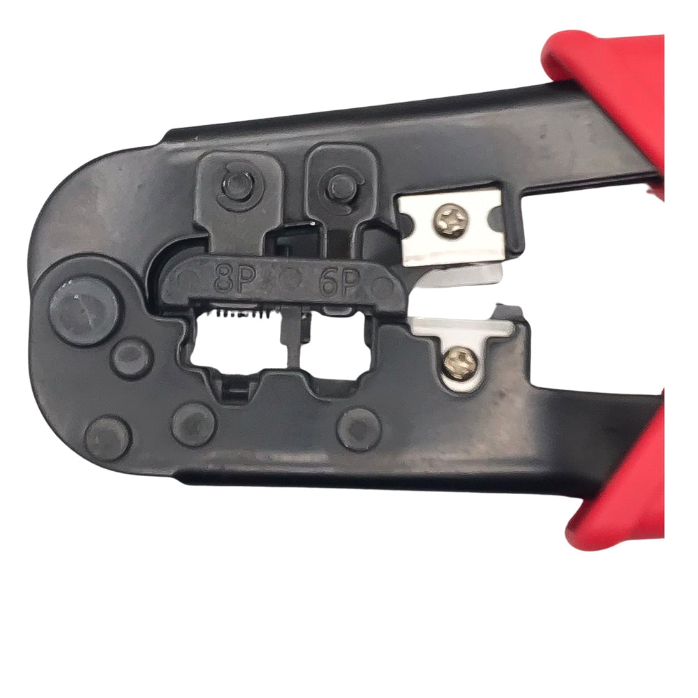 Alicate De Crimpagem RJ-11 + RJ-12 + RJ-45 Com Catraca BrCabo