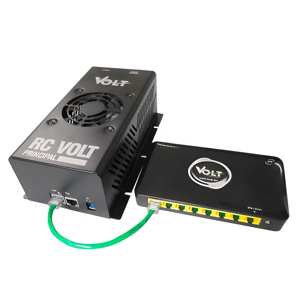Fonte Primária Volt 48.01.013 210W RC Volt, Módulo LAN PoE, 2 km por Ramal, até 20 Assinantes