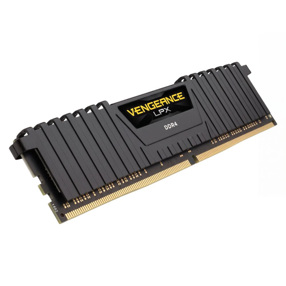Memória RAM Desktop  DDR4  3200 MHz 8 GB CL16 CORSAIR VENGEANCE LPX – Preto