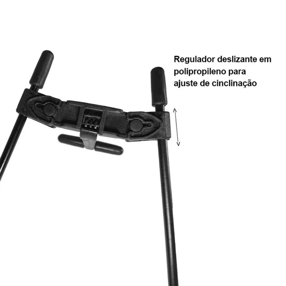 Suporte Para Notebook, Ergonômico, Ajustável, Reliza Light, Conforto e Estabilidade - Preto