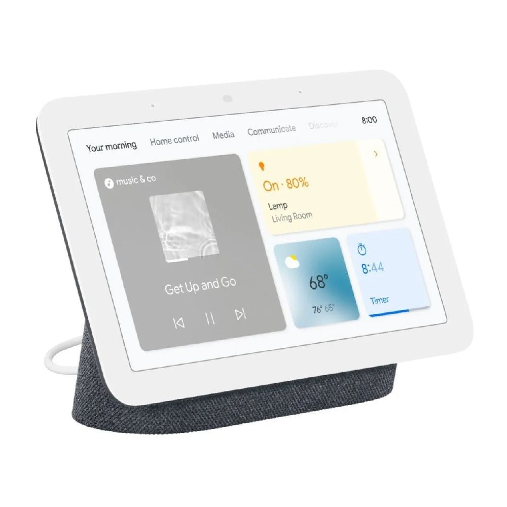 Google Nest Hub Home 2ª Geração Carvão (GA01892-TW) Com Assistente Virtual Google Assistant, Display 7"