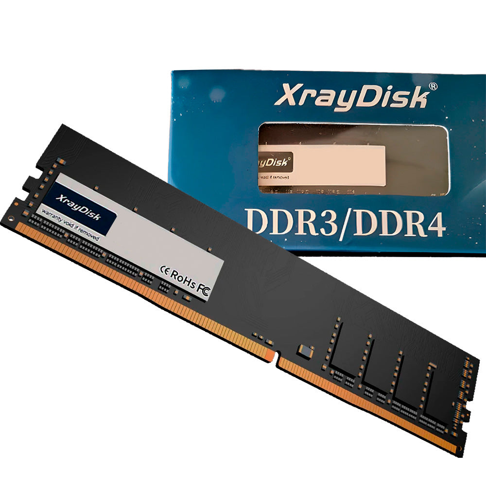Memória RAM Desktop 8GB 2666MHz 1.2V DDR4 XrayDisk - Preta
