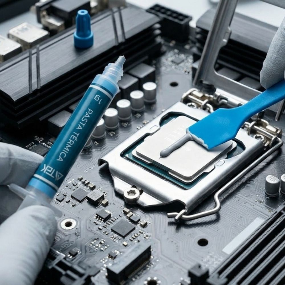 Pasta Térmica Aitek AM10 Alta Condutividade 1g 2,5w/m-k Cinza 1 Grama