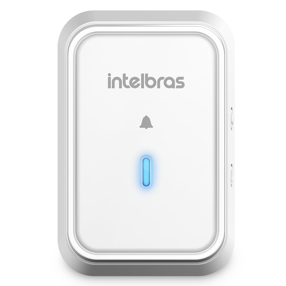 Campainha Sem Fio Intelbras CIB 101 Bateria até 5 Anos Alcance 100m Plug & Play - Branco
