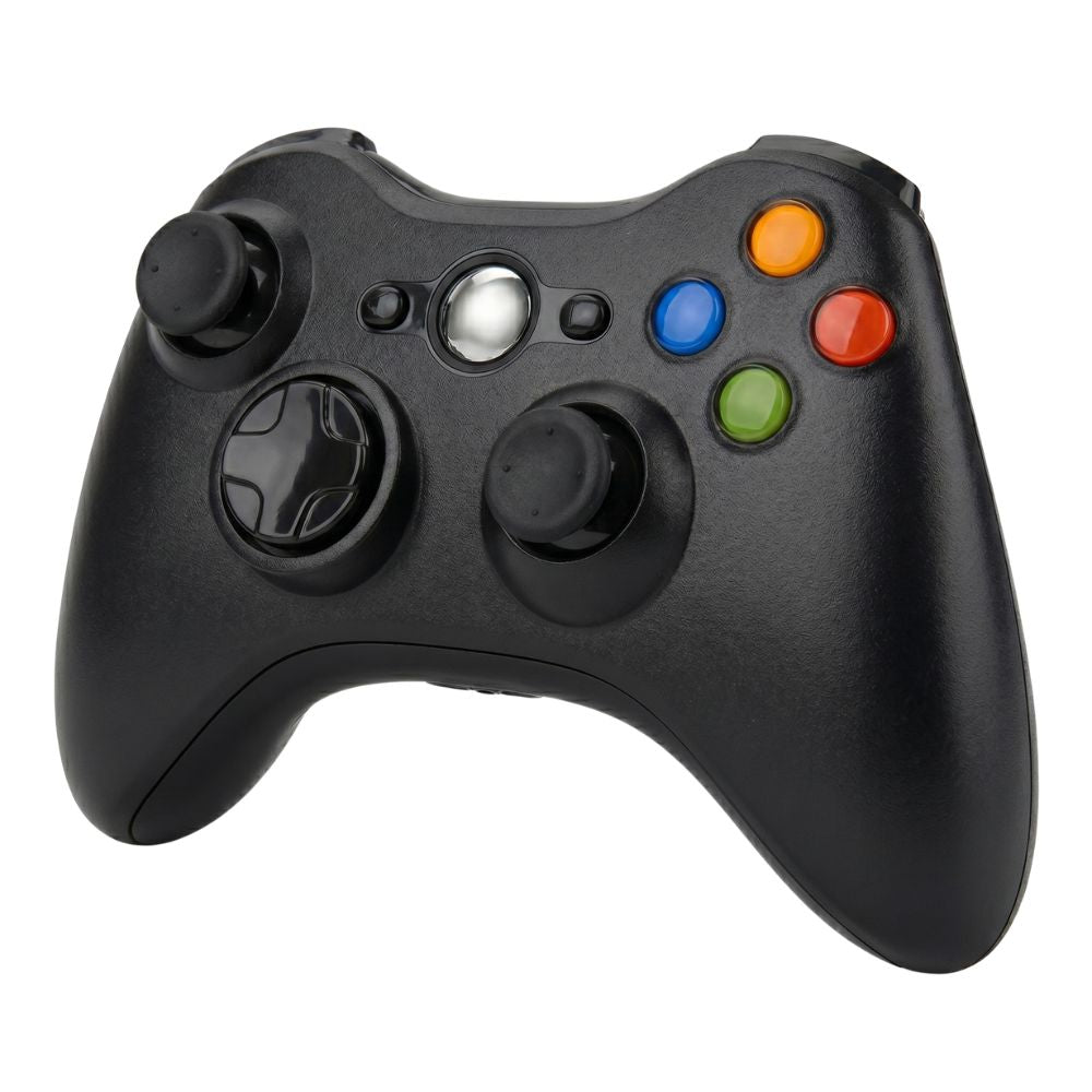 Controle Sem Fio Compatível Xbox & PC (Windows e Linux) KapBom Kap-360W Joystick Wirelles (Preto)