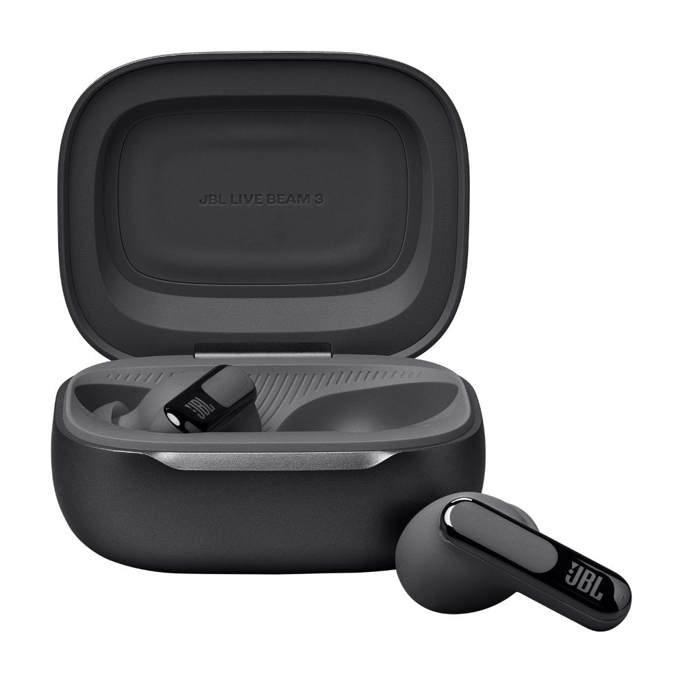 Fone de Ouvido JBL Live Beam 3 Preto Bluetooth, In-ear, Tela de 1.45", Cancelamento de Ruído