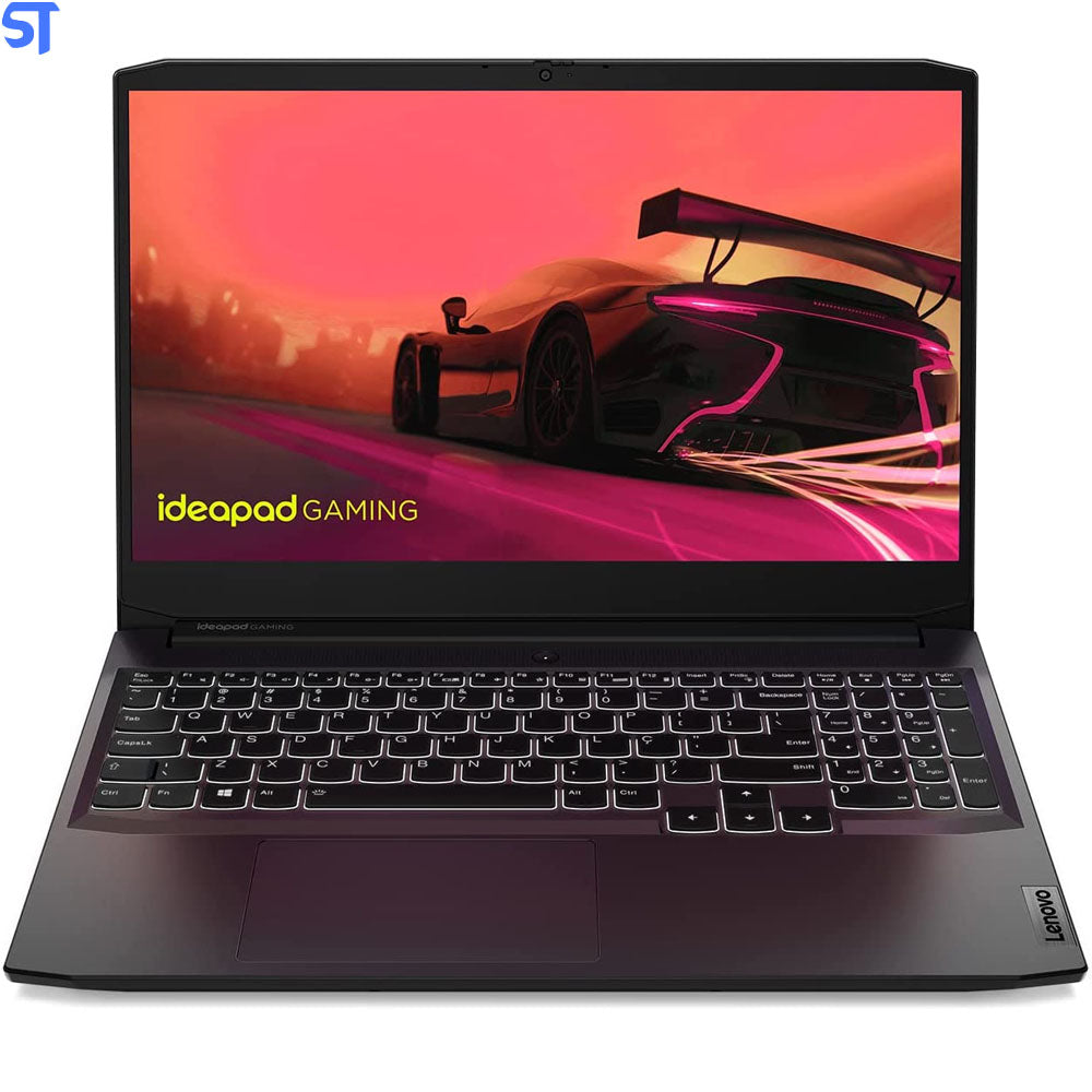 Notebook ideapad Gaming 3 R7-5800H 8GB 256GB SSD PCIe - Placa de Vídeo GTX 1650 4GB - Tela 15.6" FHD Linux 82MJS00400