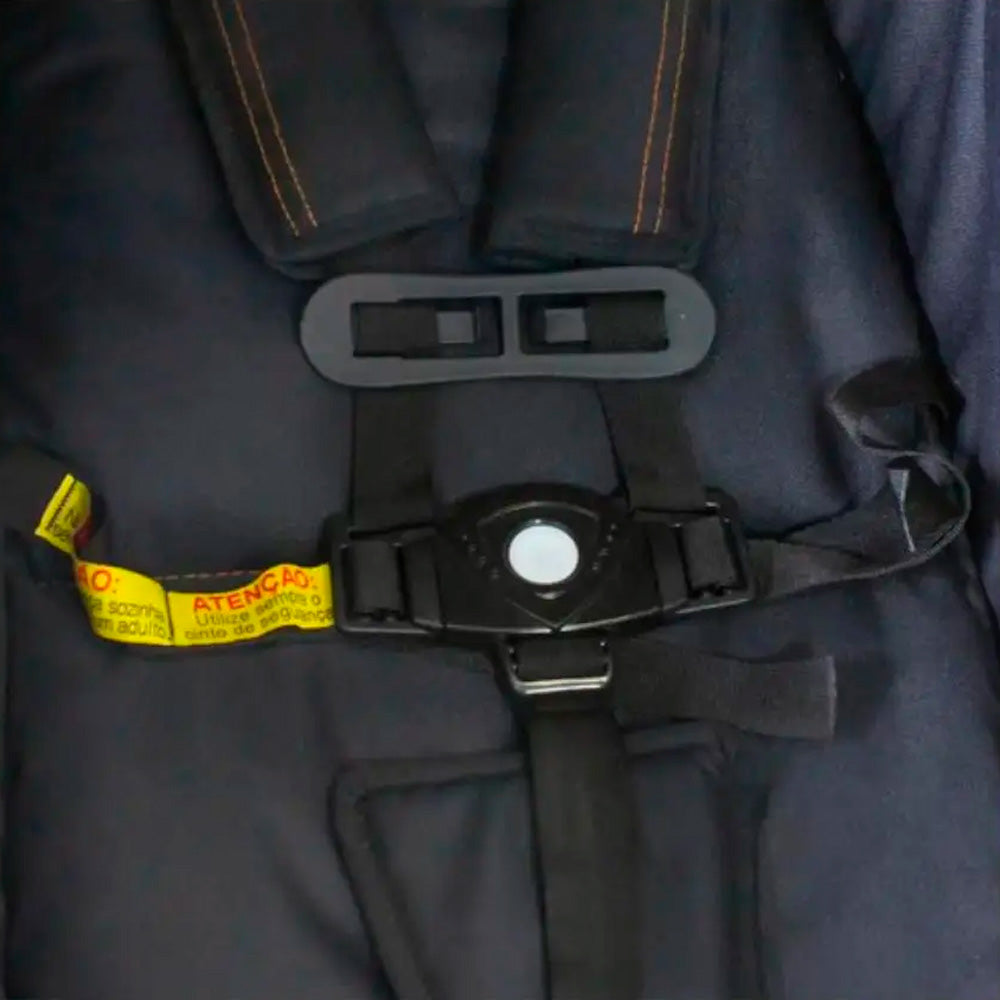 Carrinho de Bebe Moises Napoli Duo Preto Cobre + Bebe Conforto Grid - Galzerano