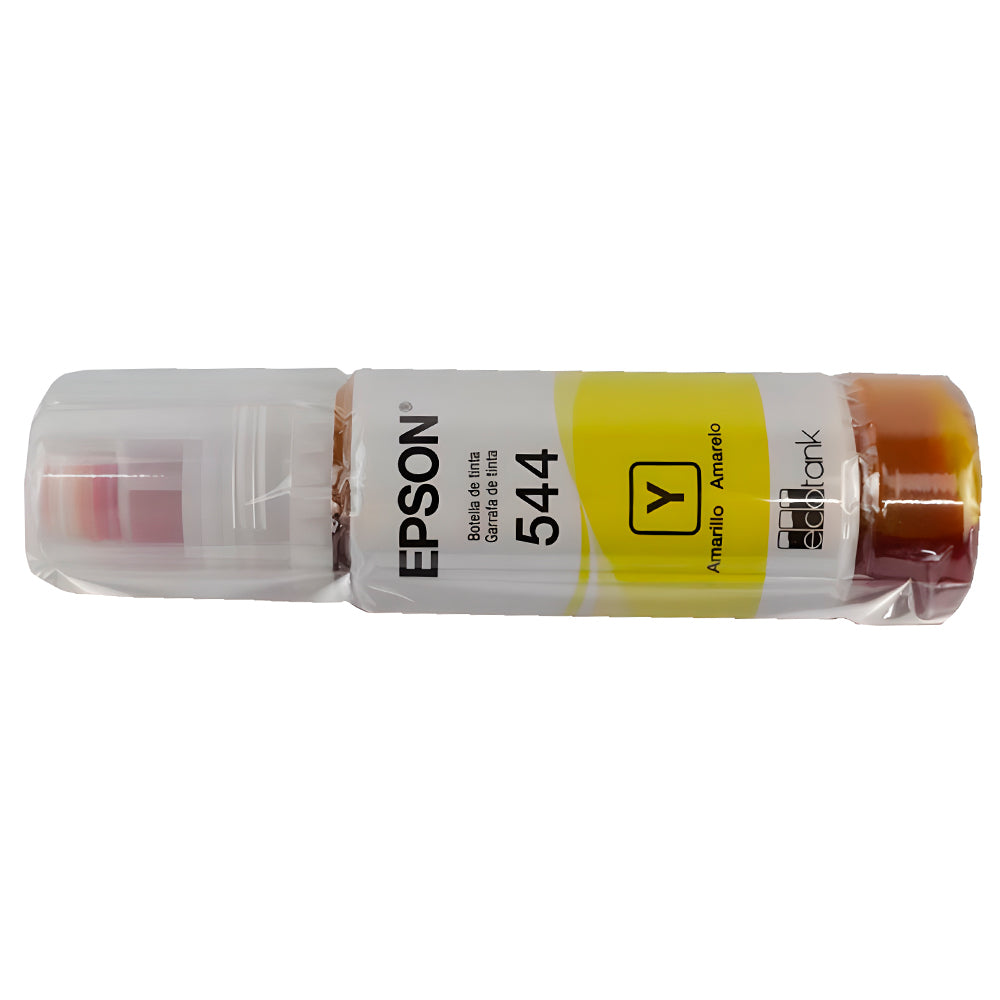 Refil de Tinta Epson Amarelo 544-T544420 Original Para L3110/L3150 Rende 7.500 Paginas (Fora da Caixa)