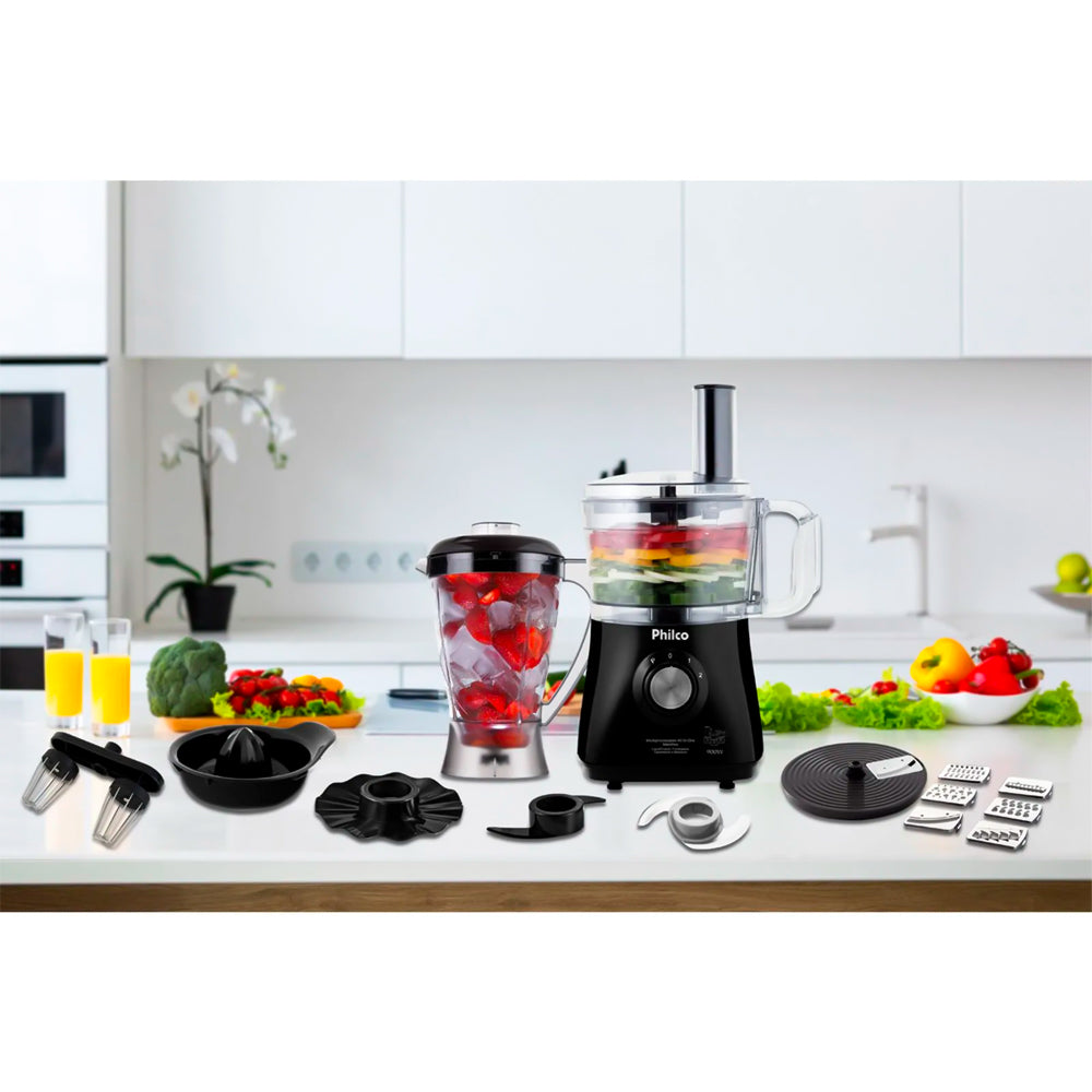 Multiprocessador Philco All In One Maximus 1000W, Preto, 220V