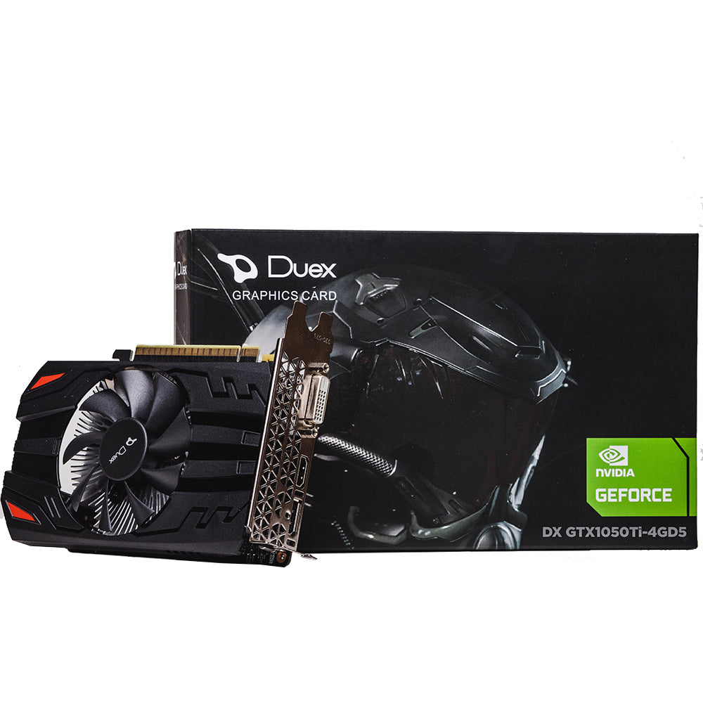 Placa de Vídeo Duex NVIDIA GeForce GTX 1050 TI, 4GB GDDR5, 128 Bits - DX GTX1050TI-4GD5