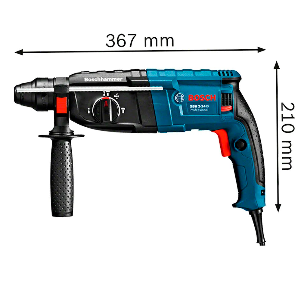 Martelete Perfurador Bosch Gbh 2-24 D 820W 220V Com Maleta