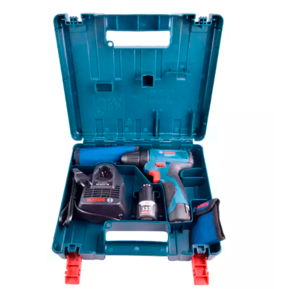 Parafusadeira e Furadeira Bosch GSB 120-Li 12V Com 1 Bateria e Maleta